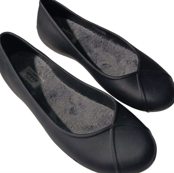 Crocs Olivia II Lined Cozy Flats SZ  Women's 8 - Picture 4 of 6